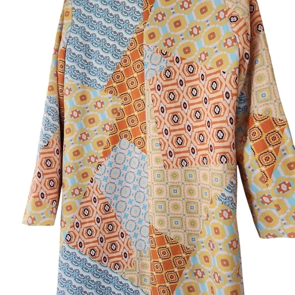 Never Fully Dressed Patchwork Long Coat Jacket - Picture 8 of 15